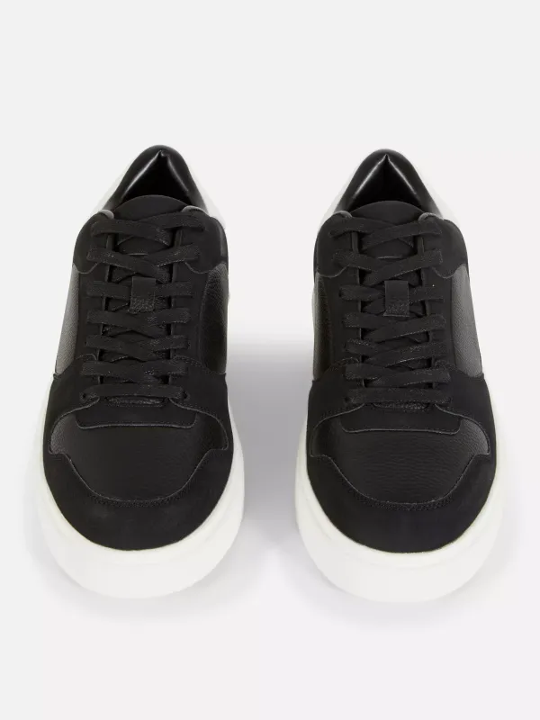 Daily Street Vintage Patchwork Color Blocking Lace-Up Shoes