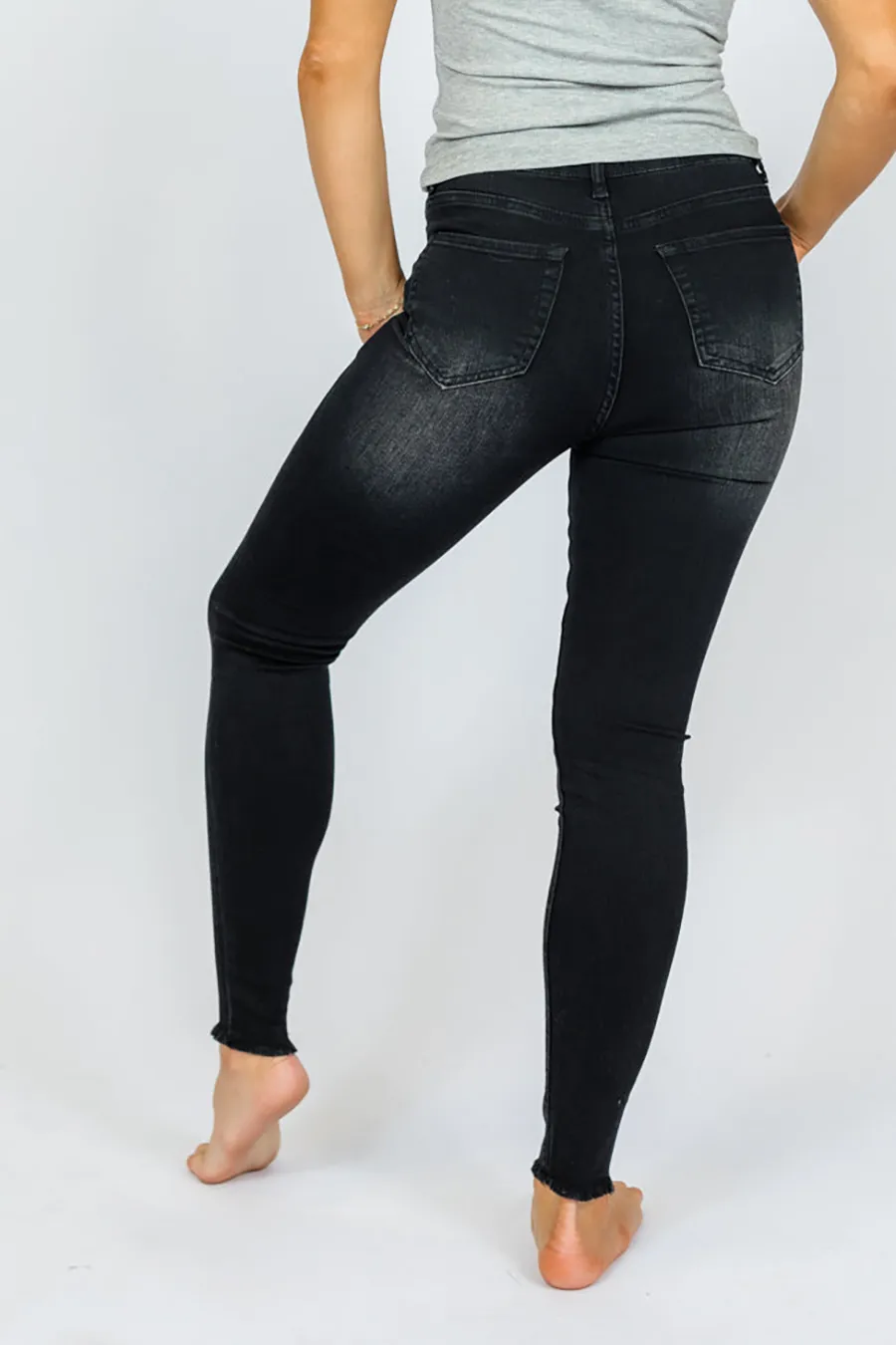 Regular Black Skinny Jeans