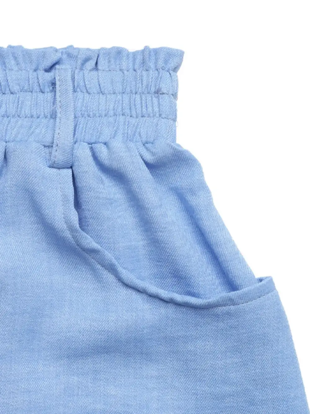 Button Front Pocket Detail Skirt