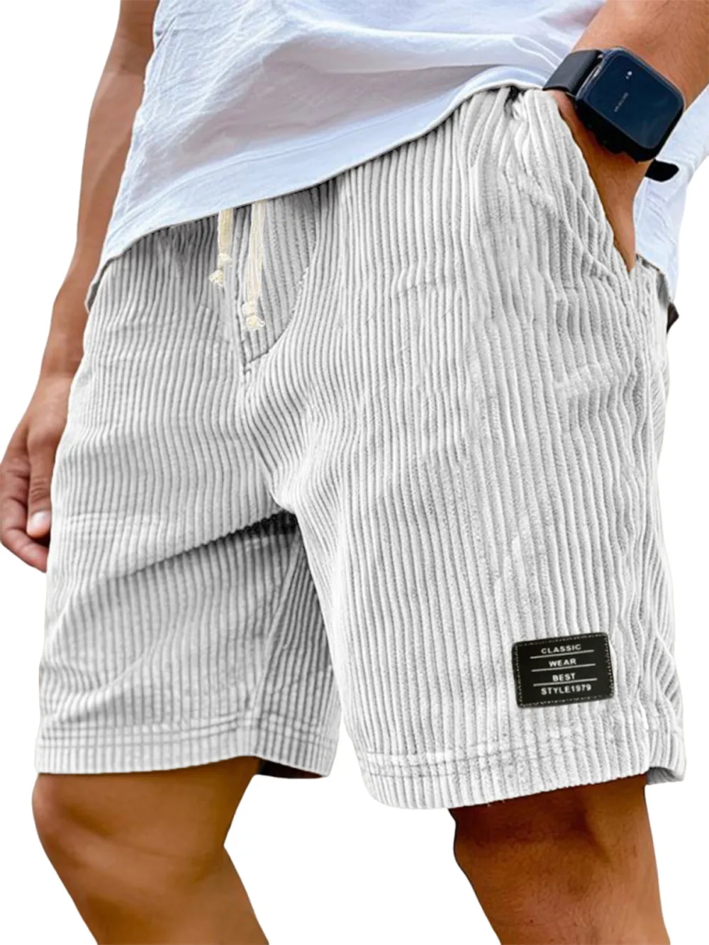Workwear Seamed Detail Shorts