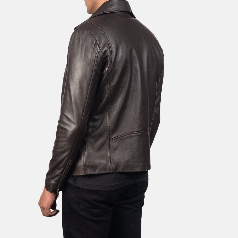 Men's Field Style Biker Leather Jacket