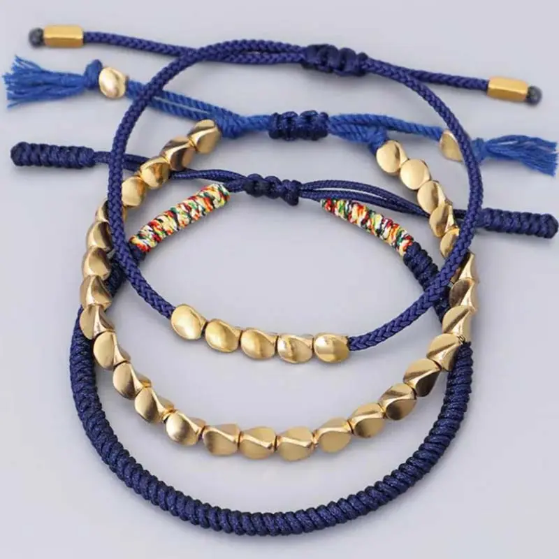Handmade Copper Beads Bracelet