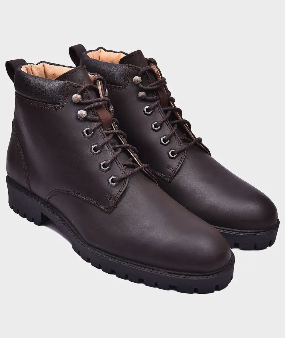 Men's Classic Utility Lace Up Leather Everyday Boots