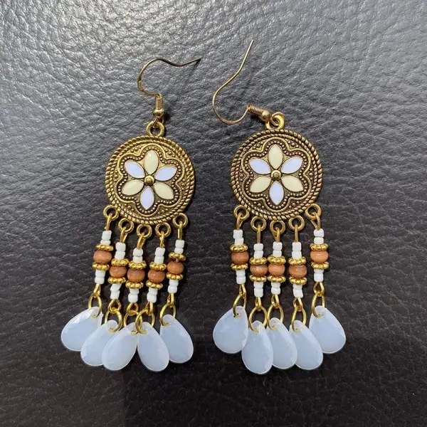 Artful Tassel Drop Earrings