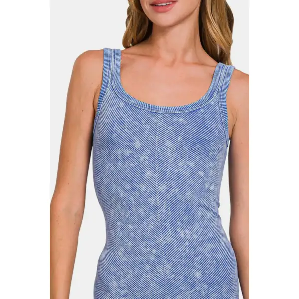 Soft Ribbed Scoop Neck Tank