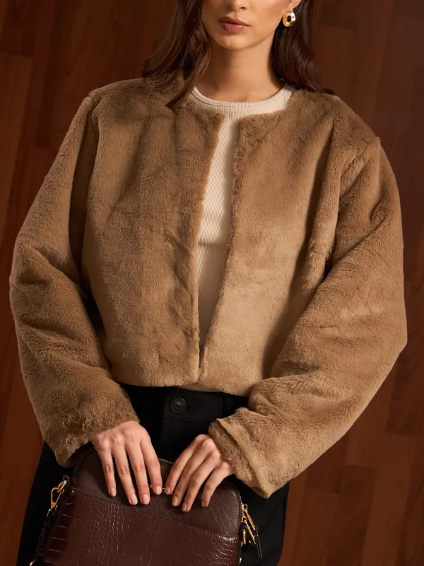 Everyday Layering Plush Warm Coat