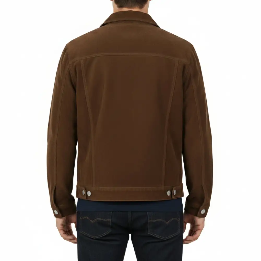 Classic Suede Trucker Jacket