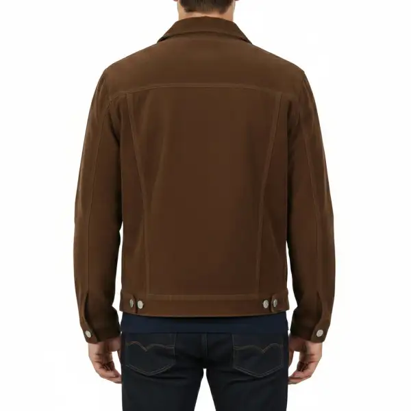 Classic Suede Trucker Jacket