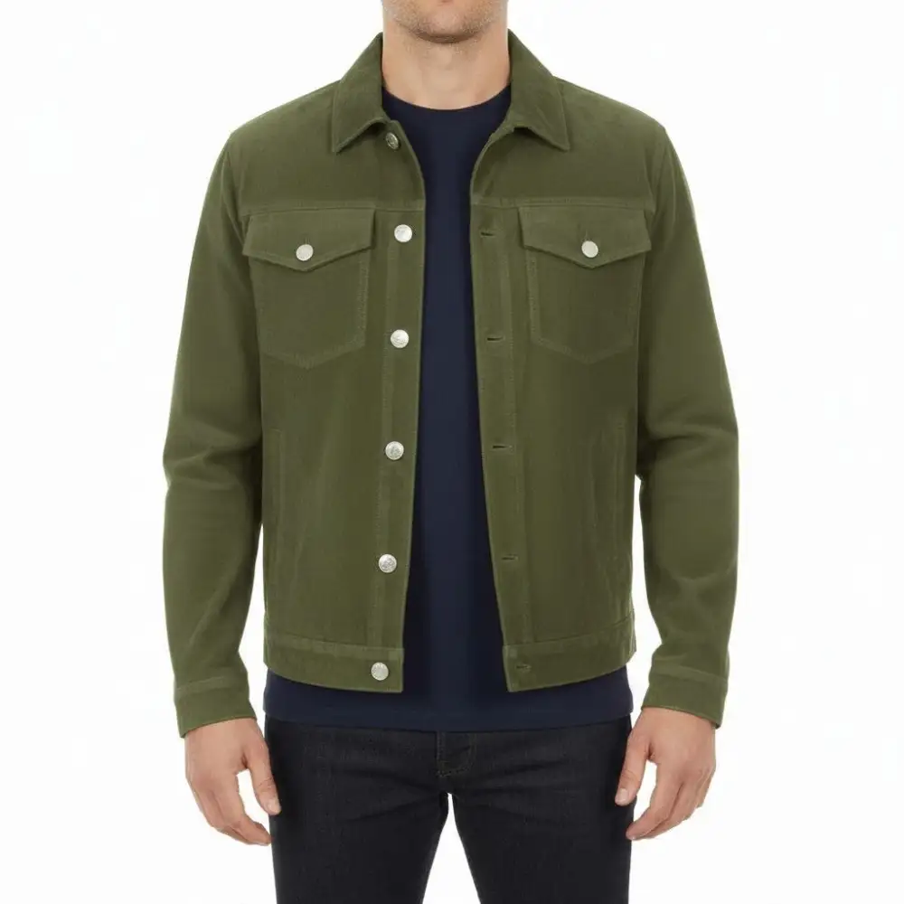 Suede Trucker Jacket