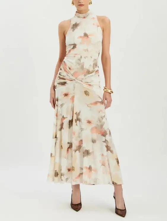 Mesh Midi Easy Fit Dress
