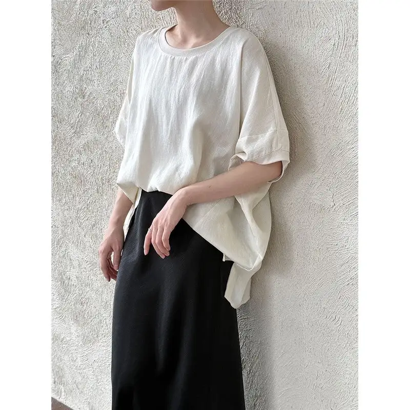 Batwing Sleeve Loose Shirt