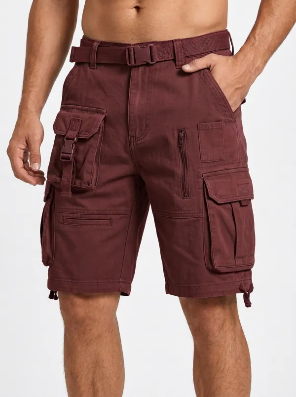 Men's Multi-Pocket Outdoor Cargo Shorts
