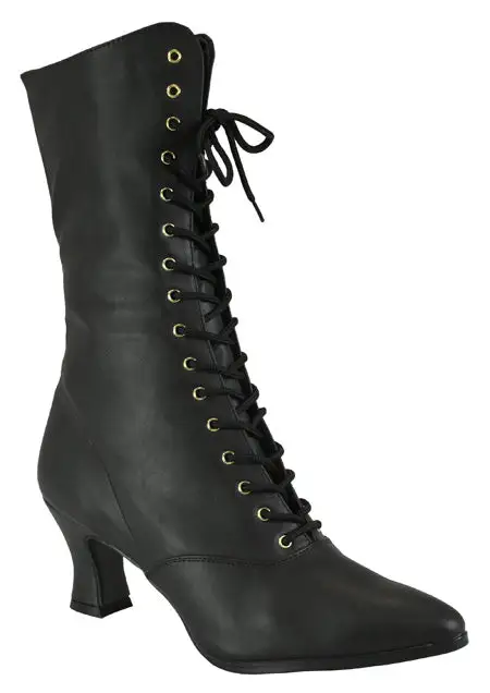 Women's Practical Country Lace Up Faux Leather Ankle Boots