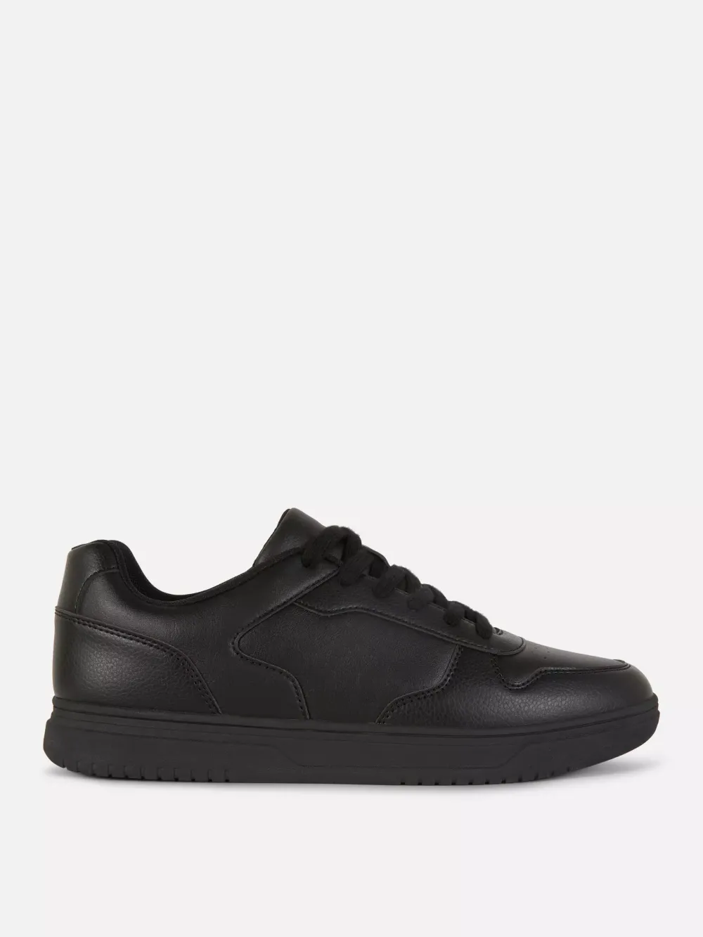 Classic Basic Round Head Lace-Up Sports Shoes