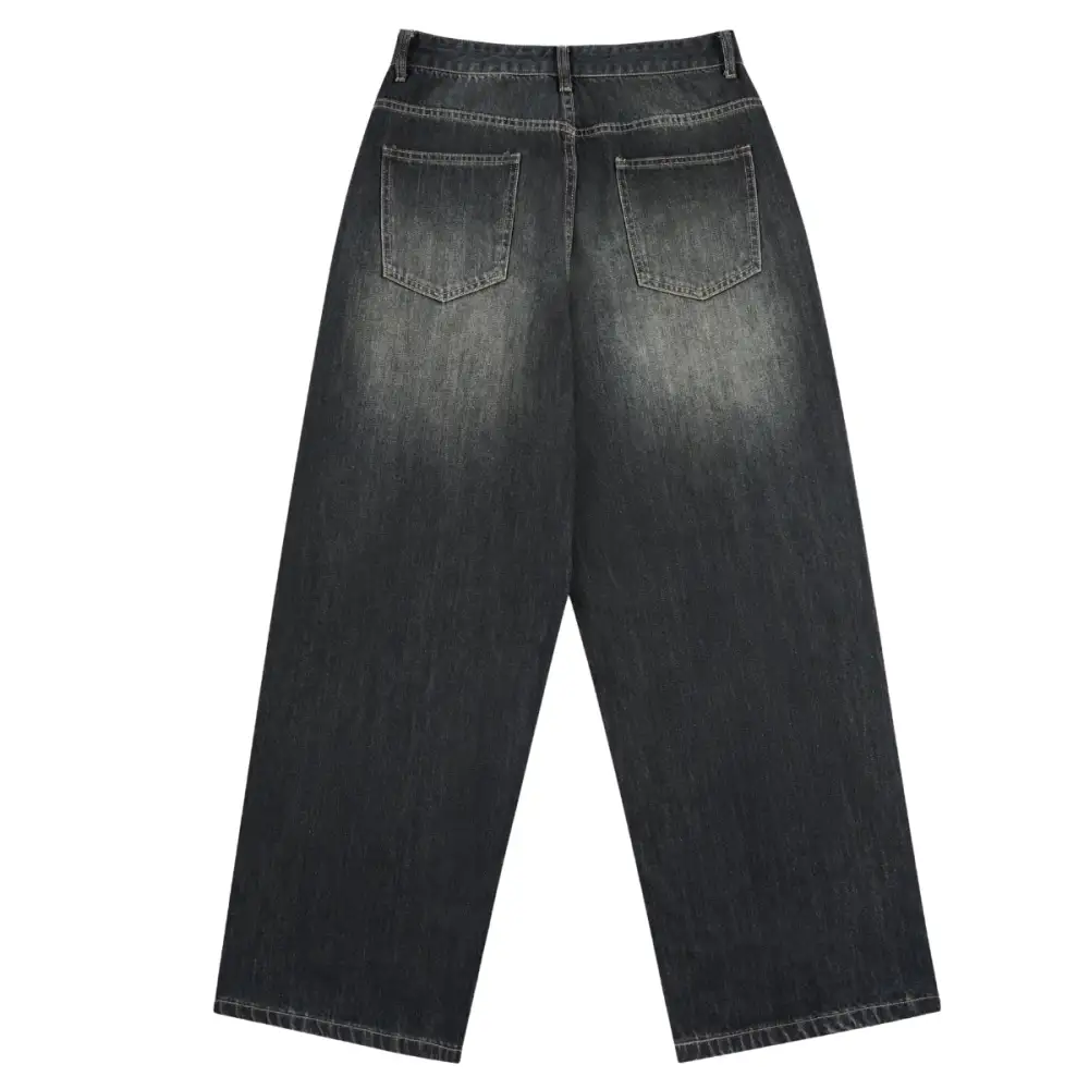 Modern Wide Leg Baggy Denim Jeans