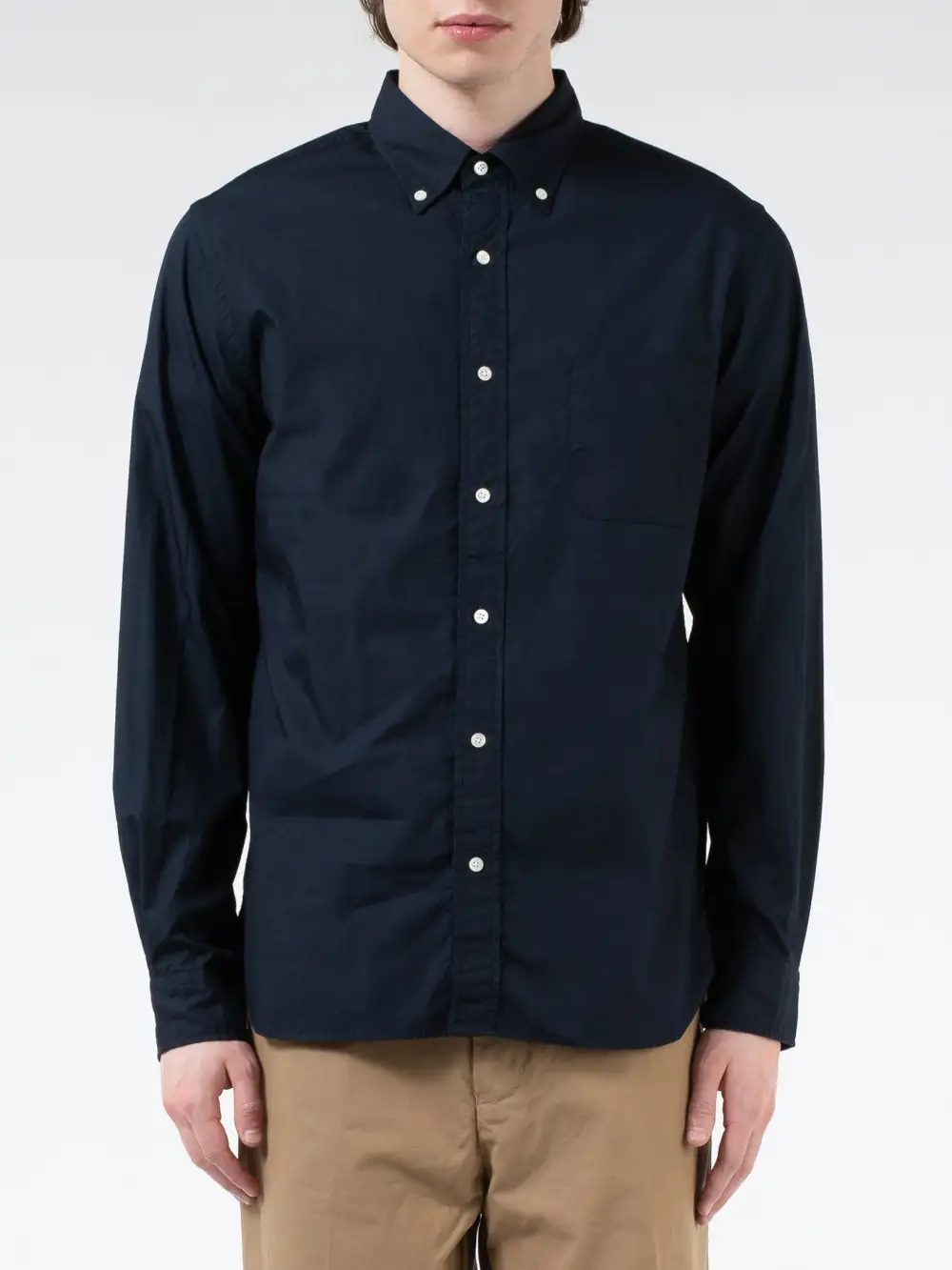 Men's Broadcloth Button Down Collar Shirt