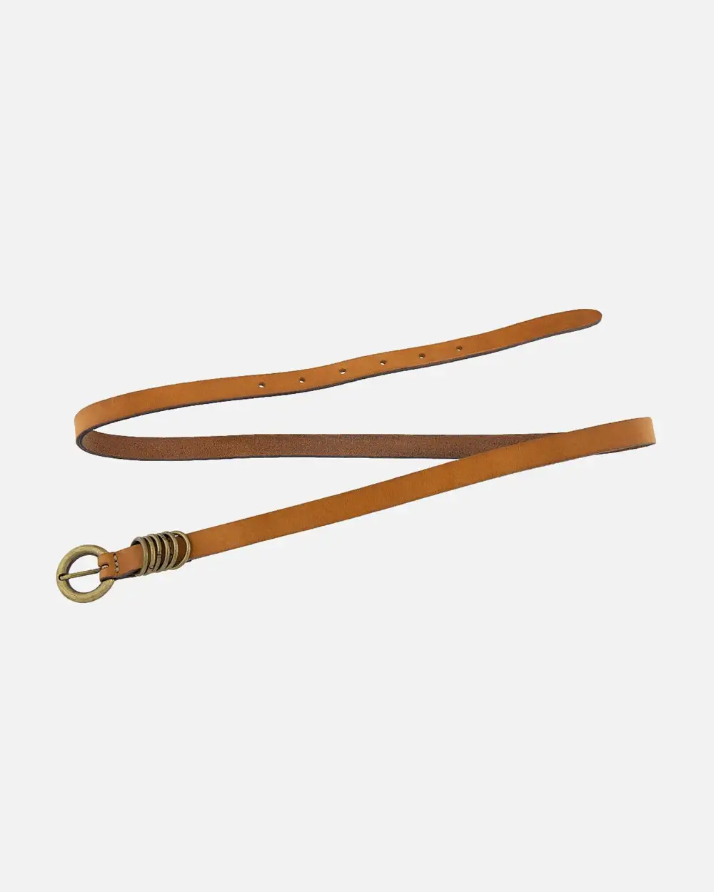 Skinny Leather Waist Belt