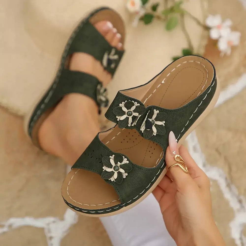 Classic Embellished Open Toe Sandals