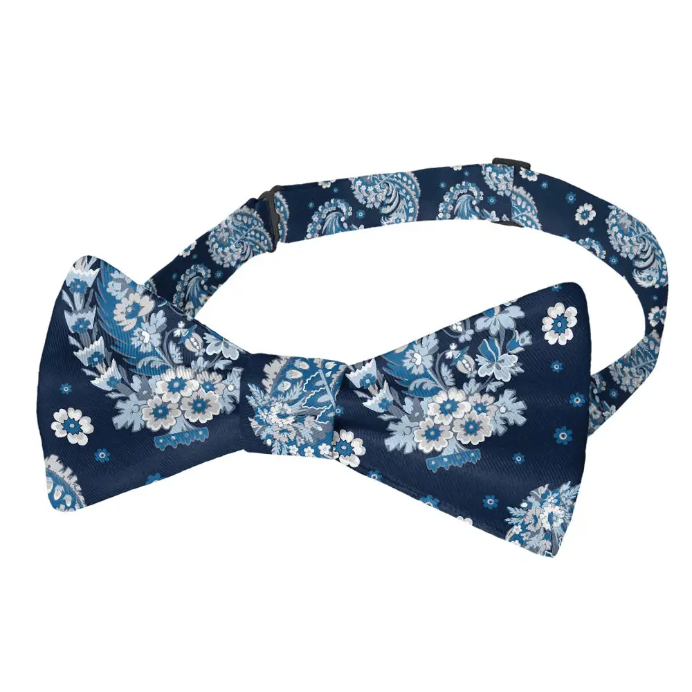 Floral Paisley Motif Bow Tie