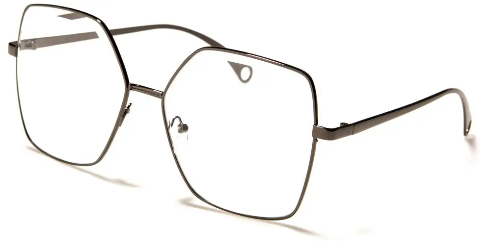 Women's Clear-Lens Butterfly Sunglasses