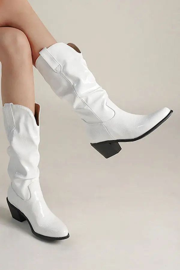 Snake Print Boots
