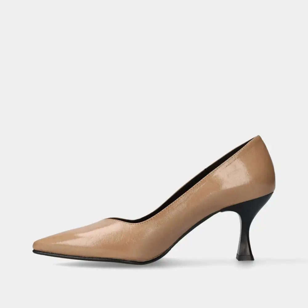Modern Patent Effect Stiletto Pumps