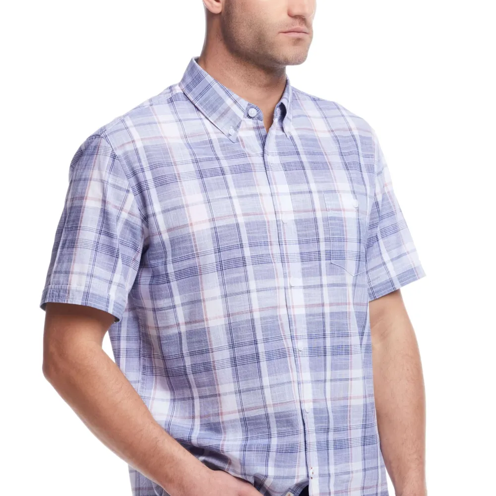Men's Relaxed Plaid Shirt