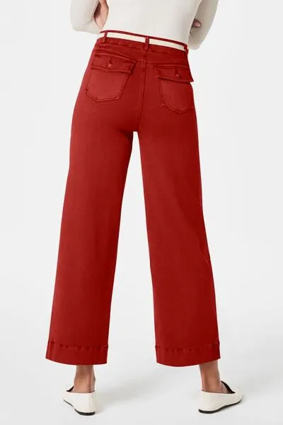 Relaxed High Waist Pocketed Denim Jeans