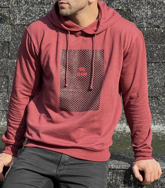 Wine Fleece Hoodie