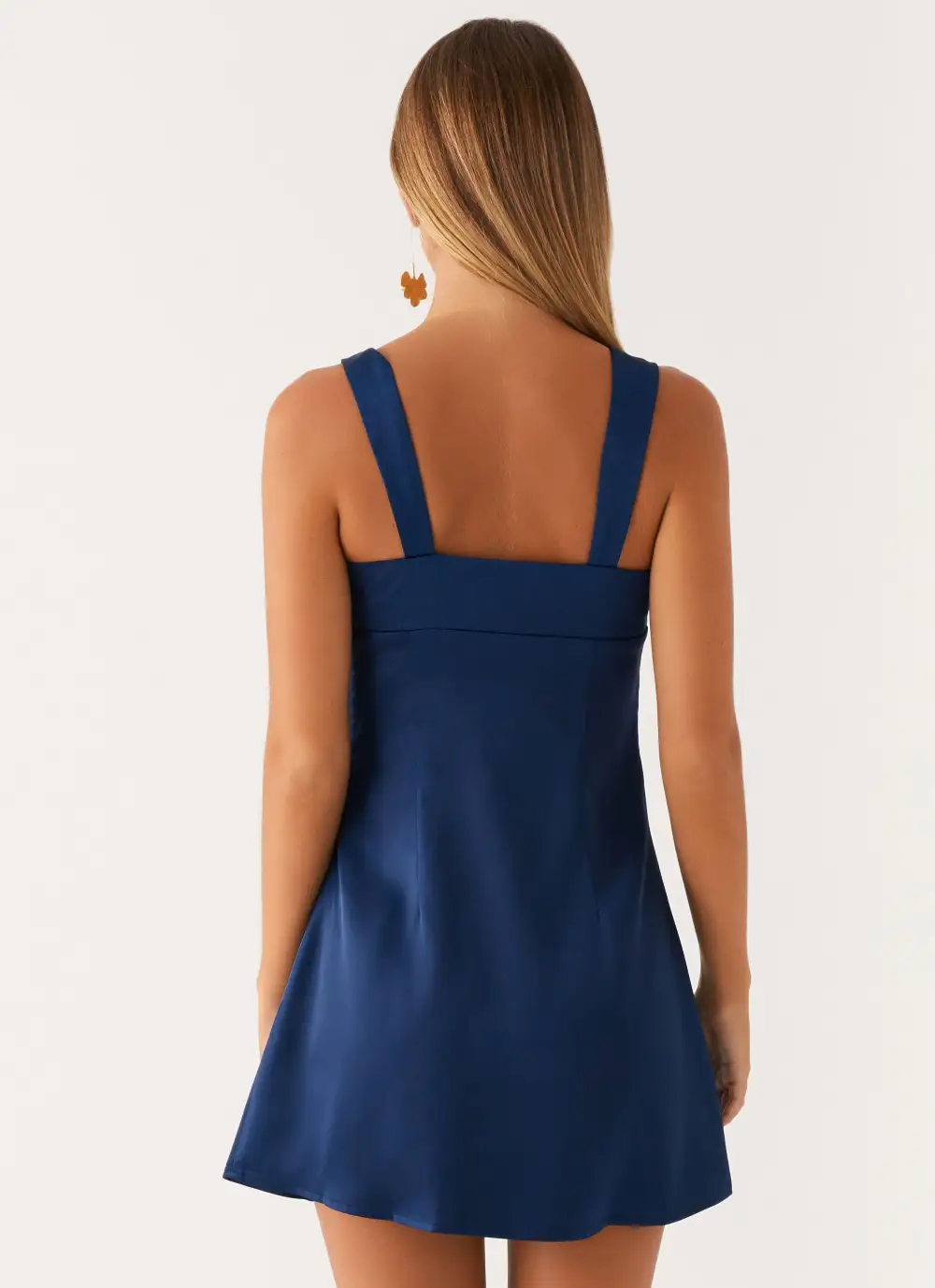 Modern Satin Mini Dress