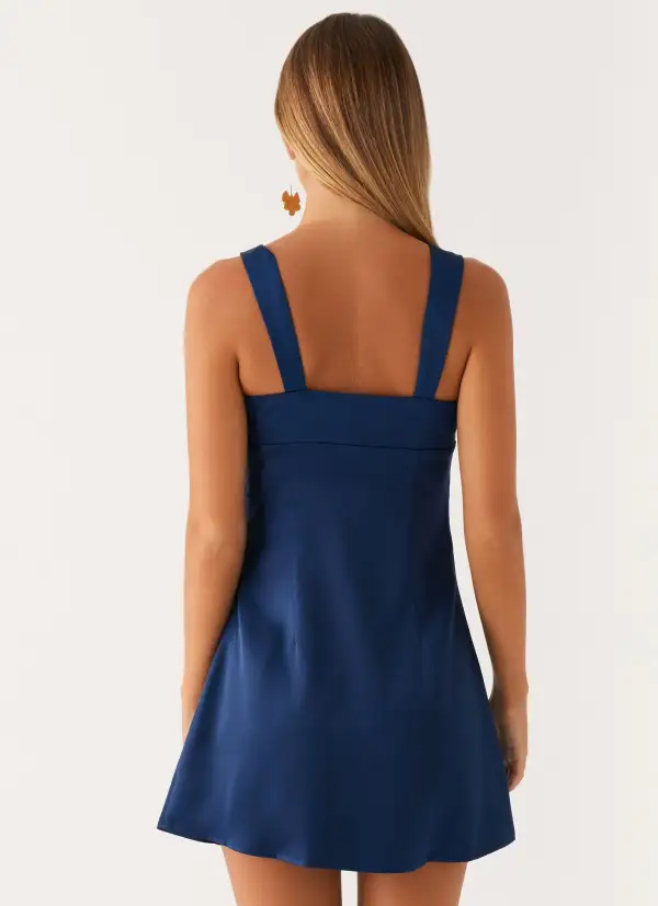 Modern Satin Mini Dress