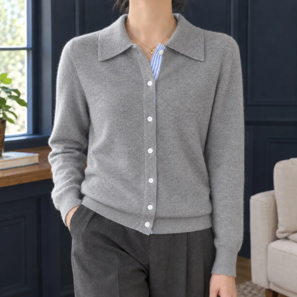 Contrast Regular Fit Cardigan