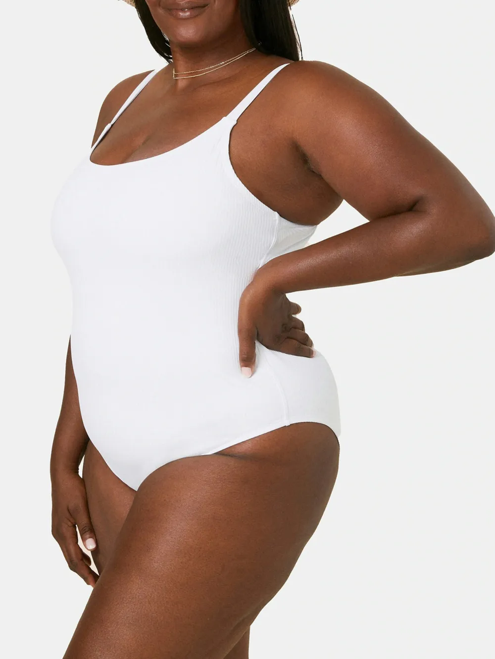 Low Neck Sunscreen Swimsuit