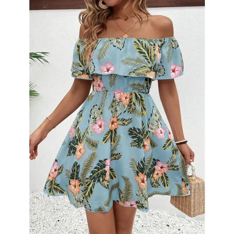 Off Shoulder Mini Dress