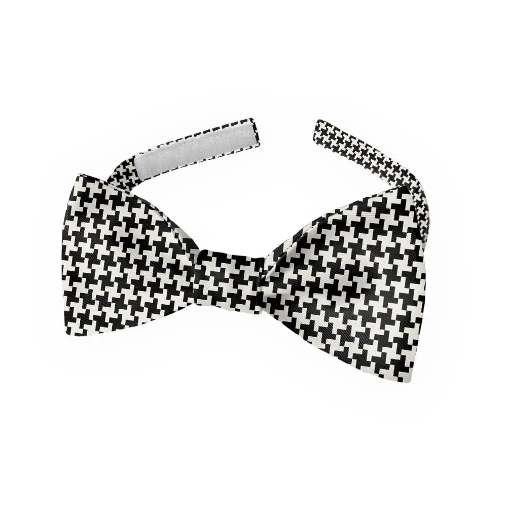 Puppytooth Pattern Bow Tie