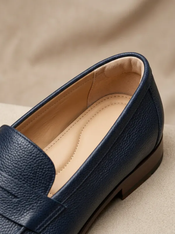 Men's Pebble-Grain Loafers
