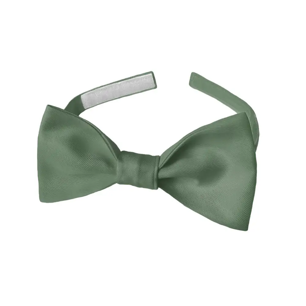 Elegant Solid Pattern Bow Tie