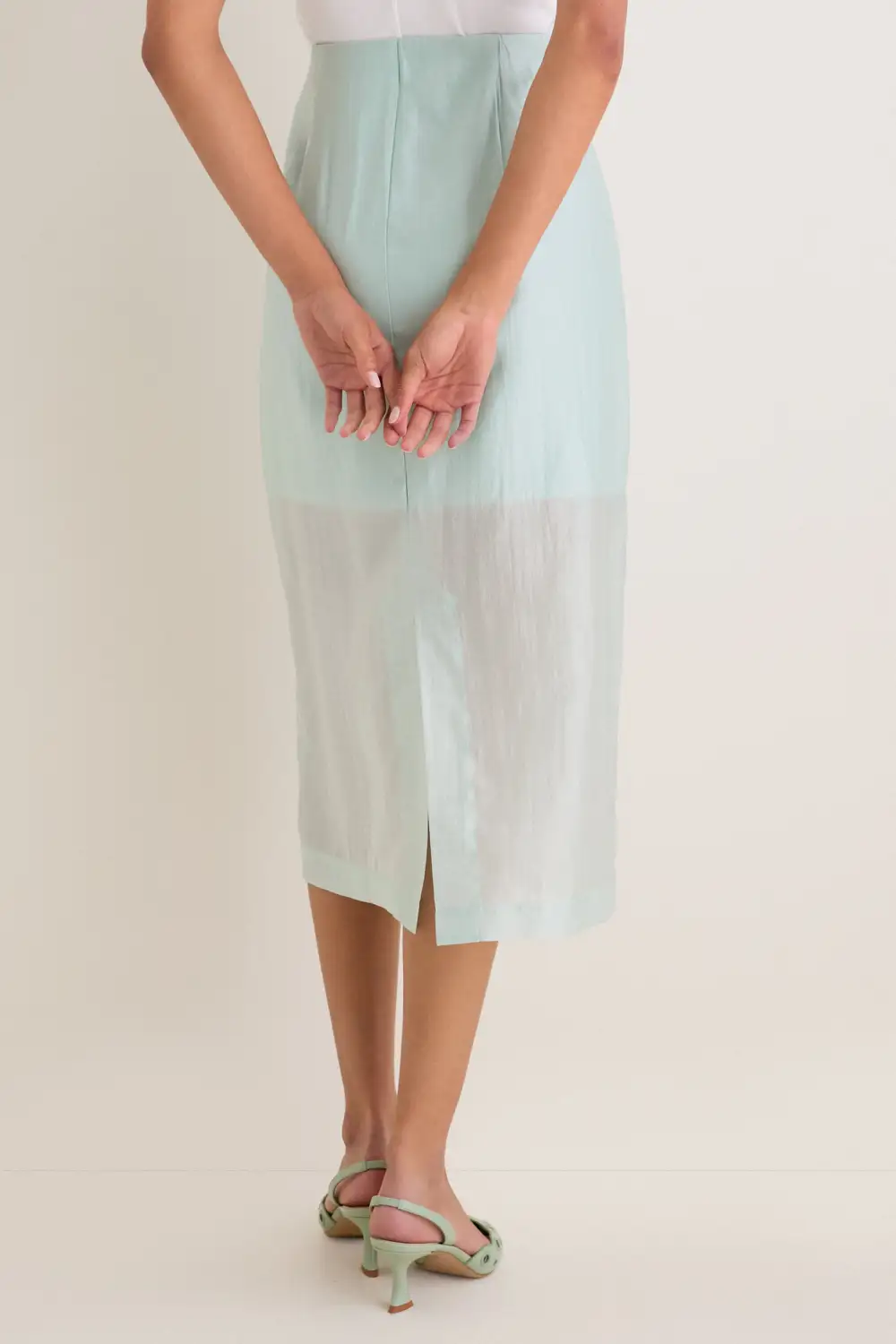 Evening Organza Mini Skirt