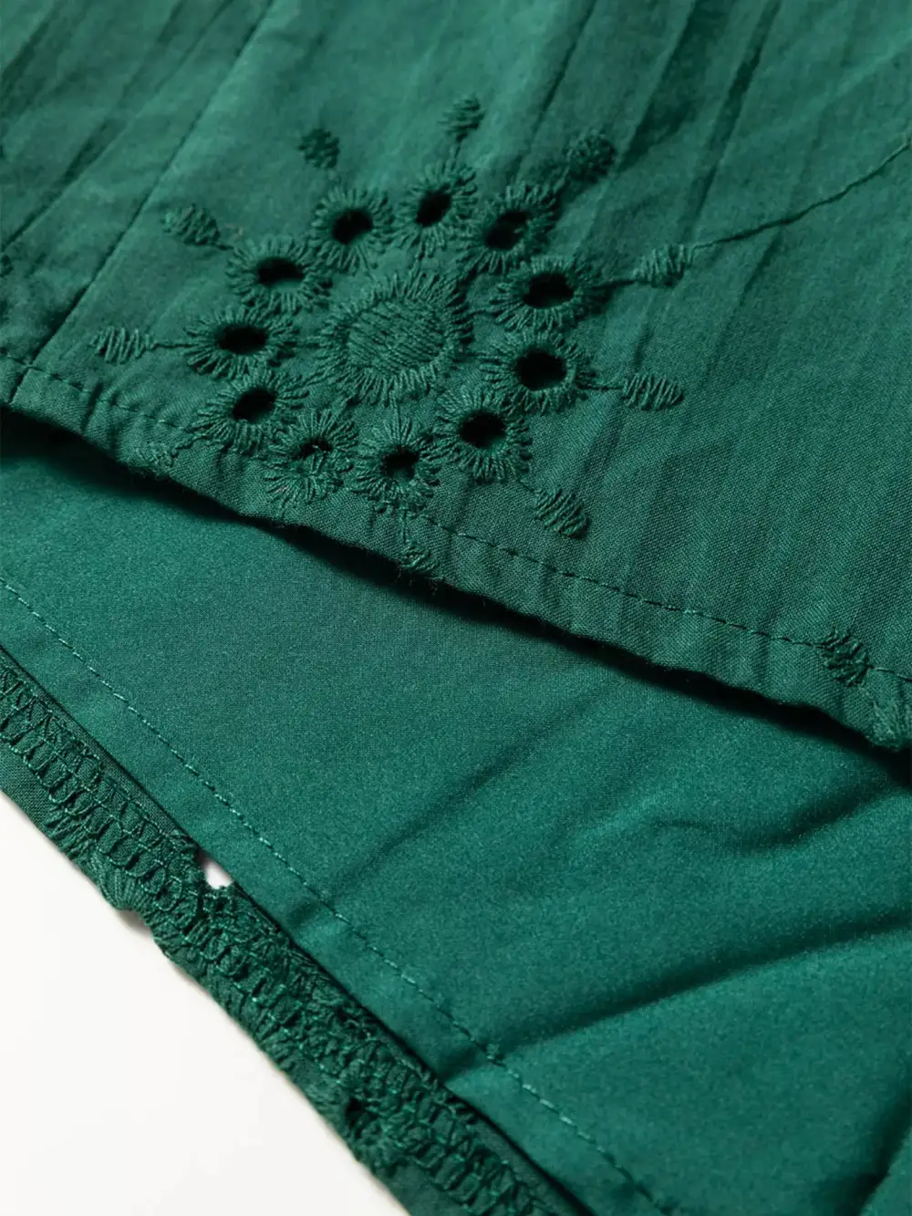 Finish Embroidered Eyelet Mini Dress