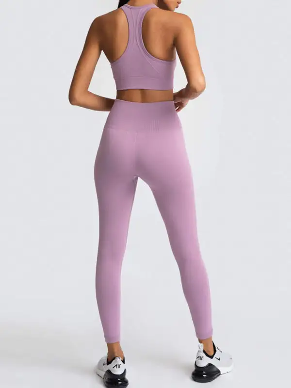 Beautiful Back High Waist Peach Hip Top