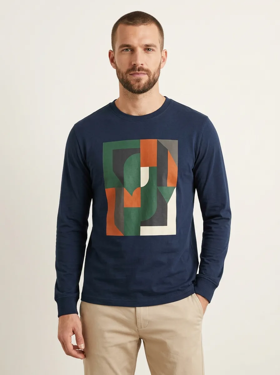Men's Long Sleeve Refined Look Contemporary Fit Shirt