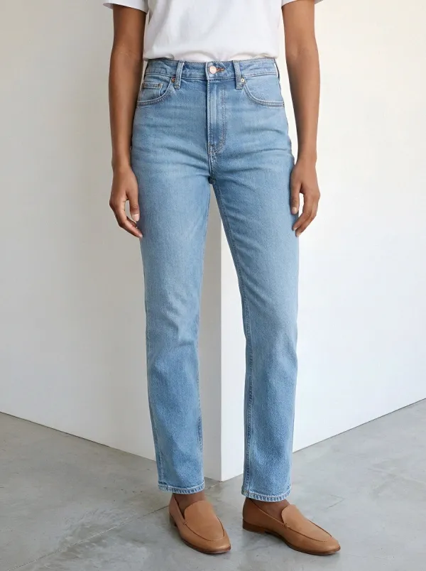 Modern High-Rise Women's Straight-Leg Jeans