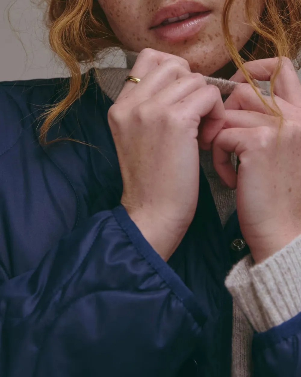 The Long Quilted Liner Coat
