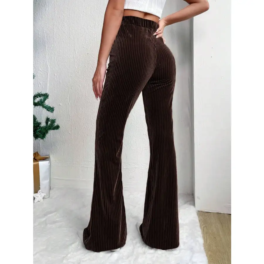 Classic High Waist Flare Pants