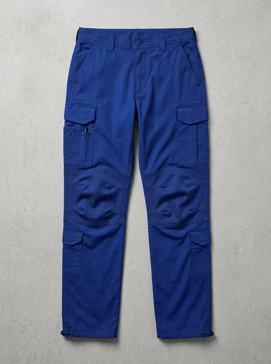 Unisex Multi-Pocket Tactical Work Graphic Motif Pants