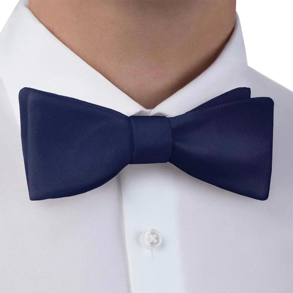 Timeless Solid Pattern Bow Tie