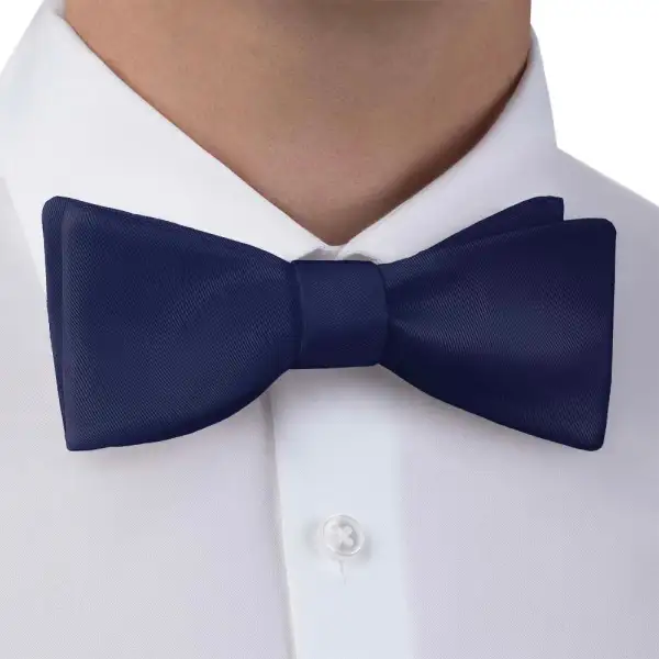Timeless Solid Pattern Bow Tie