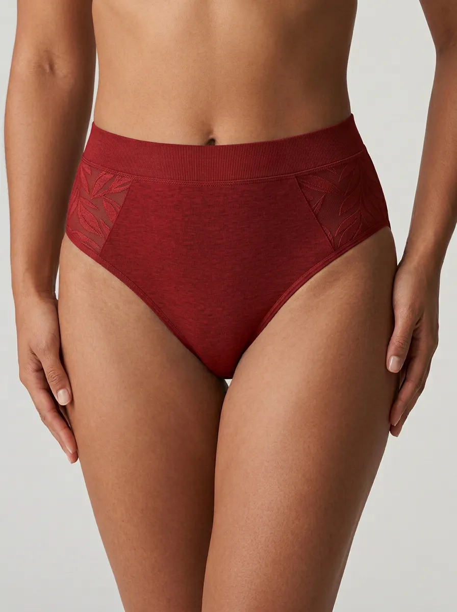 Women's Seamless Leaf-Pattern Panties