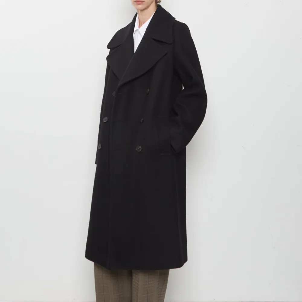 Women's Oversized Notch Lapel Double Breasted Coat