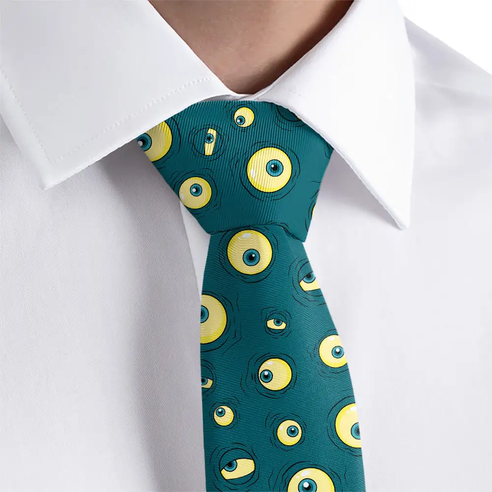 Eye Motif Necktie
